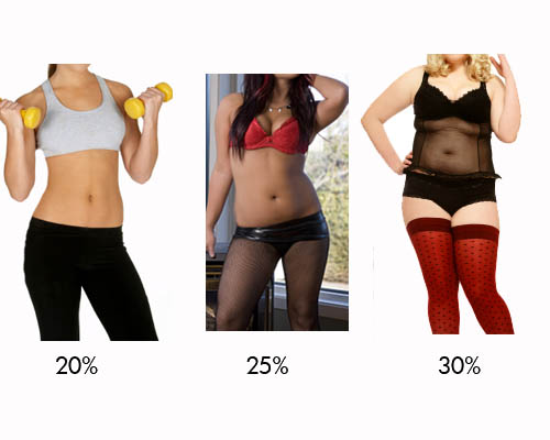 Lowest+healthy+body+fat+percentage+for+women